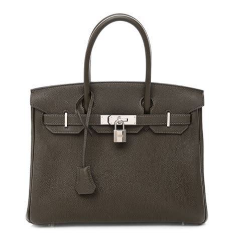 HERMES Togo Birkin 30 Eucalyptus 1280808 